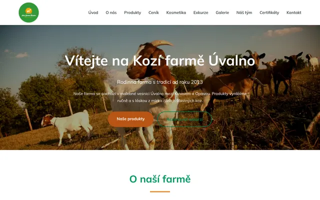 Náhled webu KozyÚvalno.cz