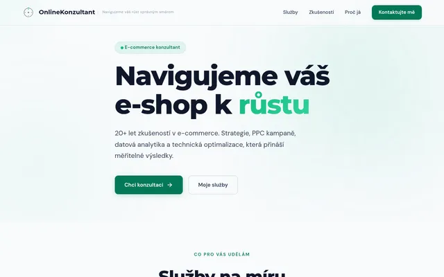 Náhled webu OnlineKonzultant.cz